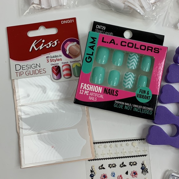 Fashion Nail Variety Kit acrylics, glue & stick on, accessories New New in box - Picture 2 of 12